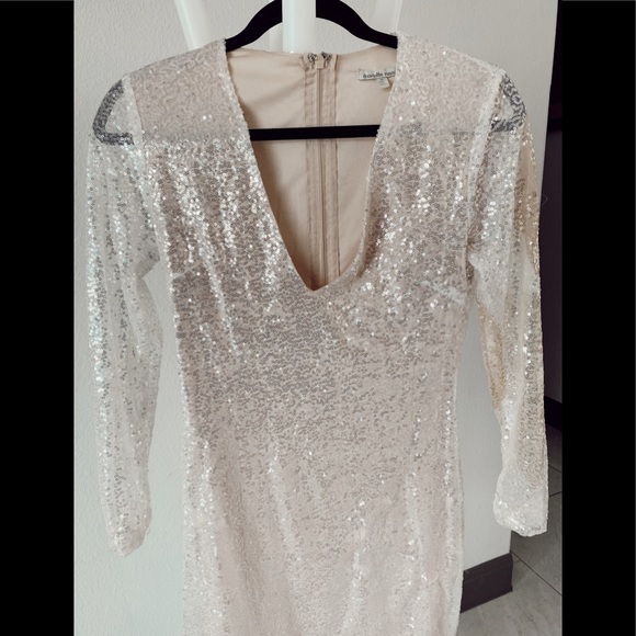 White sequin bodycon dress - Picture 1 of 1